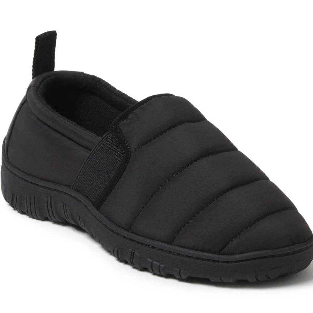 DEARFOAMS Size XL 11-12 Cosy Comfort Womens Energy Walk Nylon Slippers Black New